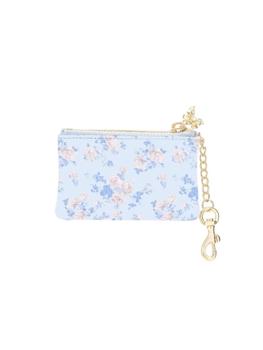 LoveShackFancy Zipper Coin Pouch Whisper Blue , Target